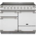 Rangemaster Elise ELS110EIWH 110cm Electric Range Cooker with Induction Hob - White - A/A Rated, Whi