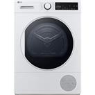 LG FDT208W 8Kg Heat Pump Tumble Dryer - White - A++ Rated, White