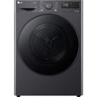 LG Dual Dry FDV709GN Wifi Connected 9Kg Heat Pump Tumble Dryer - Slate Grey - A++ Rated, Slate Grey