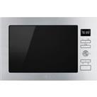 Smeg Cucina FMI425X 39cm High, Built In Small Microwave - Stainless Steel, Stainless Steel