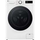 LG TurboWash FWY606WWLN1 10Kg/6Kg Washer Dryer with 1400 rpm - White - D Rated, White