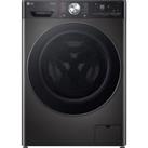 LG FWY996BCTN4 Wifi Connected 9Kg/6Kg Washer Dryer with 1400 rpm - Platinum Black - D Rated, Black