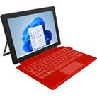 GEO Geotab 10.1 Laptop - Intel Celeron, 128 GB eMMC - Red, Red