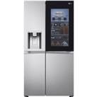LG InstaView ThinQ GSXV90BSAE Wifi Connected Total No Frost American Fridge Freezer - Stainless Steel - E Rated, Stainless Steel