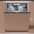 Hotpoint Hydroforce H8IHT59LSUK Fully Integrated Standard Dishwasher - Black Control Panel with Fixe