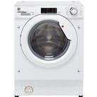 Hoover H-WASH&DRY 300 LITE HBD495D1E/1 Integrated 9Kg/5Kg Washer Dryer with 1400 rpm - White - E Rated, White