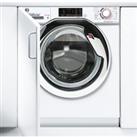Hoover H-WASH&DRY 300 LITE HBDS485D1ACE Integrated 8Kg/5Kg Washer Dryer with 1400 rpm - White - E Rated, White