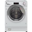 Hoover H-WASH&DRY 300 LITE HBDS495D1ACE Integrated 9Kg/5Kg Washer Dryer with 1400 rpm - White - E Rated, White