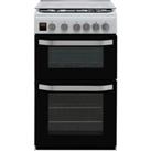 Hotpoint HD5G00CCW/UK 50cm Freestanding Gas Cooker with Gas Grill - White - A+/A Rated, White