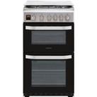 Hotpoint Cloe HD5G00CCX 50cm Freestanding Gas Cooker with Full Width Gas Grill - Stainless Steel - A