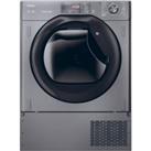 Haier Series 4 HDB4H7A2TBERX80 Integrated 7Kg Heat Pump Tumble Dryer - Anthracite - A++ Rated, Black