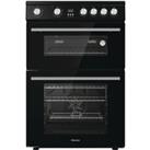 Hisense HDE3211BIBUK 60cm Electric Cooker with Induction Hob - Black - A+/A Rated, Black