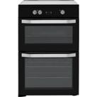 Hotpoint HDM67I9H2CB/U 60cm Electric Cooker with Induction Hob - Black - A/A Rated, Black