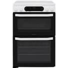 Hotpoint HDM67V9CMW/U 60cm Electric Cooker with Ceramic Hob - White - A/A Rated, White