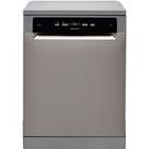 Hotpoint HFC3C26WCXUK Standard Dishwasher - Silver - E Rated, Silver