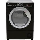Hoover H-DRY 300 HLEC10TCEB 10Kg Condenser Tumble Dryer - Black - B Rated, Black