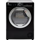 Hoover H-DRY 300 HLEH9A2TCEB 9Kg Heat Pump Tumble Dryer - Black / Chrome - A++ Rated, Black