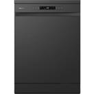 Hisense HS622E90BUK Standard Dishwasher - Black - E Rated, Black