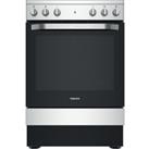 Hotpoint HS67V5KHX/UK 60cm Electric Cooker with Ceramic Hob - Inox - A Rated, Stainless Steel