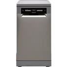 Hotpoint HSFO3T223WXUKN Slimline Dishwasher - Stainless Steel Effect - E Rated, Stainless Steel
