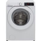 Hoover H-WASH 500 HW49AMC/1 9kg WiFi Connected Washing Machine with 1400 rpm - White - A Rated, White