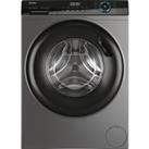 Haier i-Pro Series 3 HWD100-B14939S 10Kg/6Kg Washer Dryer with 1400 rpm - Graphite - D Rated, Silver