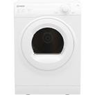 Indesit I1D80WUK 8Kg Vented Tumble Dryer - White - C Rated, White
