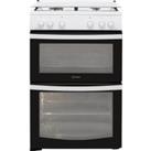 Indesit ID67G0MCW/UK 60cm Freestanding Gas Cooker - White - A+/A+ Rated, White