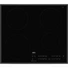 AEG IKB64401FB 60cm Induction Hob - Black, Black