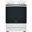 Indesit IS67G1PMW/UK 60cm Freestanding Gas Cooker - White - A+ Rated, White