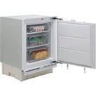 Indesit IZA1.UK1 Integrated Under Counter Freezer with Fixed Door Fixing Kit - F Rated, Stainless Steel