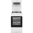 Beko KA52NEW 50cm Freestanding Gas Cooker with Full Width Gas Grill - White - A Rated, White
