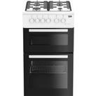 Beko KDG580W 60cm Freestanding Gas Cooker with Gas Grill - White - A+ Rated, White