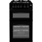 Beko KDG583K 50cm Freestanding Gas Cooker with Gas Grill - Black - A+ Rated, Black