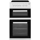 Beko KDVC563AW 50cm Electric Cooker with Ceramic Hob - White - A/A Rated, White