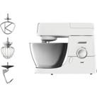 Kenwood Chef KVC3100W Stand Mixer with 4.6 Litre Bowl - White, White