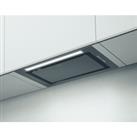 Elica LANE-80-BLK 72 cm Integrated Cooker Hood - Black / Stainless Steel - For Ducted Ventilation, B