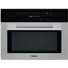 Miele M7140TC 45cm tall, 60cm wide, Built In Microwave - Clean Steel, Stainless Steel