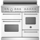 Bertazzoni Master Series MAS105I3EBIC 100cm Electric Range Cooker with Induction Hob - Bianco - A Rated, White