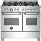 Bertazzoni Master Series MAS106L2EXC 100cm Dual Fuel Range Cooker - Stainless Steel - A Rated, Stain