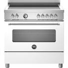 Bertazzoni Master Series MAS95I1EBIC 90cm Electric Range Cooker with Induction Hob - Bianco - A Rated, White