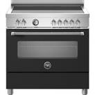 Bertazzoni Master Series MAS95I1ENEC 90cm Electric Range Cooker with Induction Hob - Nero - A Rated,