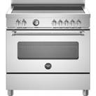 Bertazzoni Master Series MAS95I1EXC 90cm Electric Range Cooker with Induction Hob - Stainless Steel 