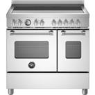 Bertazzoni Master Series MAS95I2EXC Electric Range Cooker with Induction Hob - Stainless Steel - A/A Rated, Stainless Steel