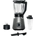 Bosch Serie 4 VitaPower MMB6174SG 1.5 Litre Blender with 2 Accessories - Silver, Silver
