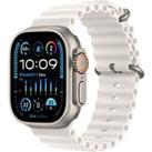 Apple Watch Ultra 2, 49mm, Titanium Case, GPS + Cellular [2023] - White Ocean Band, White