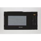 Indesit MWI125GXUK 39cm tall, 59cm wide, Built In Compact Microwave - Stainless Steel, Stainless Ste