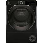 Hoover NDEH8A2TCBEB-80 Wifi Connected 8Kg Heat Pump Tumble Dryer - Black - A++ Rated, Black