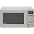 Panasonic NN-SD27HSBPQ 28cm tall, 49cm wide, Freestanding Compact Microwave - Stainless Steel, Stainless Steel