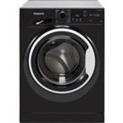 Hotpoint NSWM1045CBSUKN 10kg Washing Machine with 1400 rpm - Black - B Rated, Black